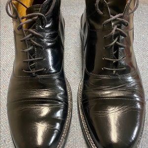 Johnston & Murphy Ankle Boots Black Cap Toe